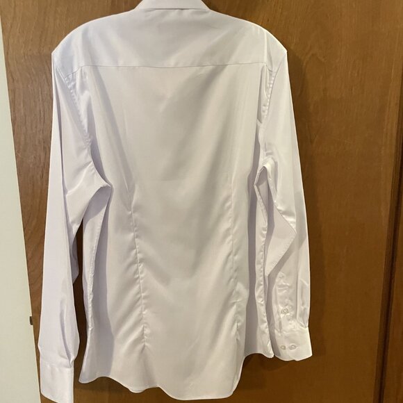 Alain Dupetit Men's Size Large White Long Sleeve Button Front Dress Shirt NEW - Picture 3 of 7